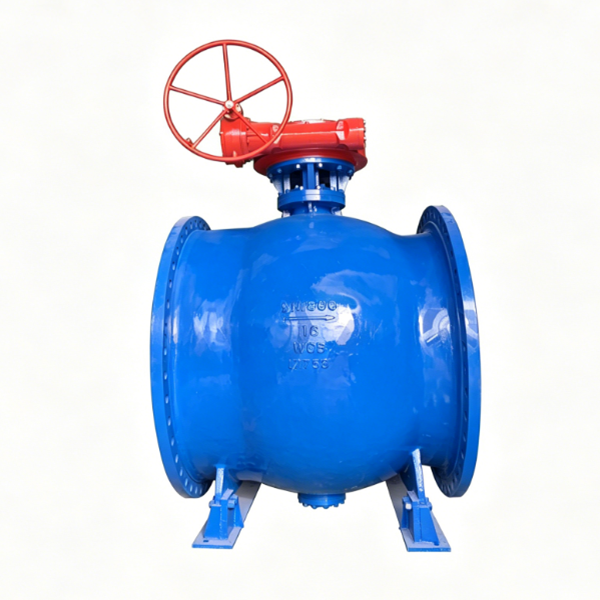 Eccentric hemispherical valve for sewage