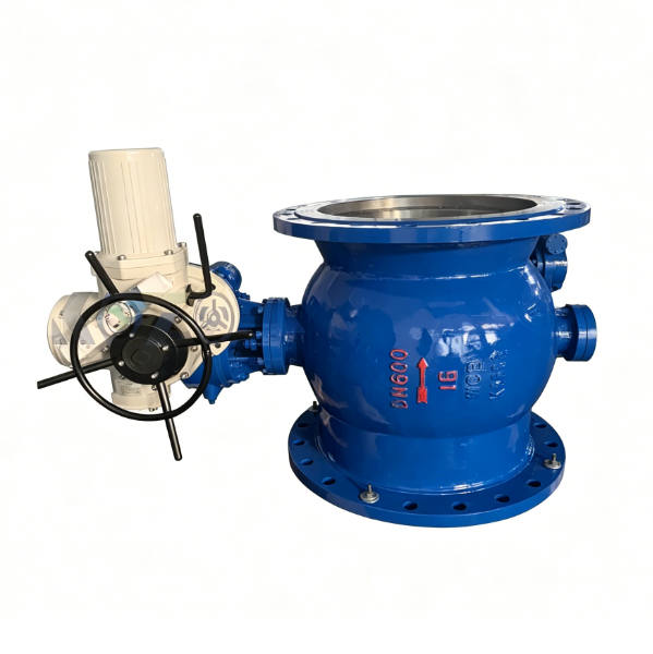 Electric eccentric hemispherical valve f