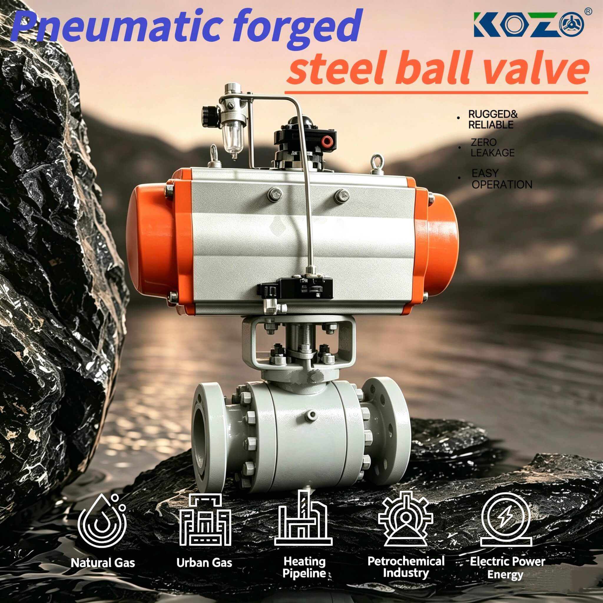 Forged steel floating ball val