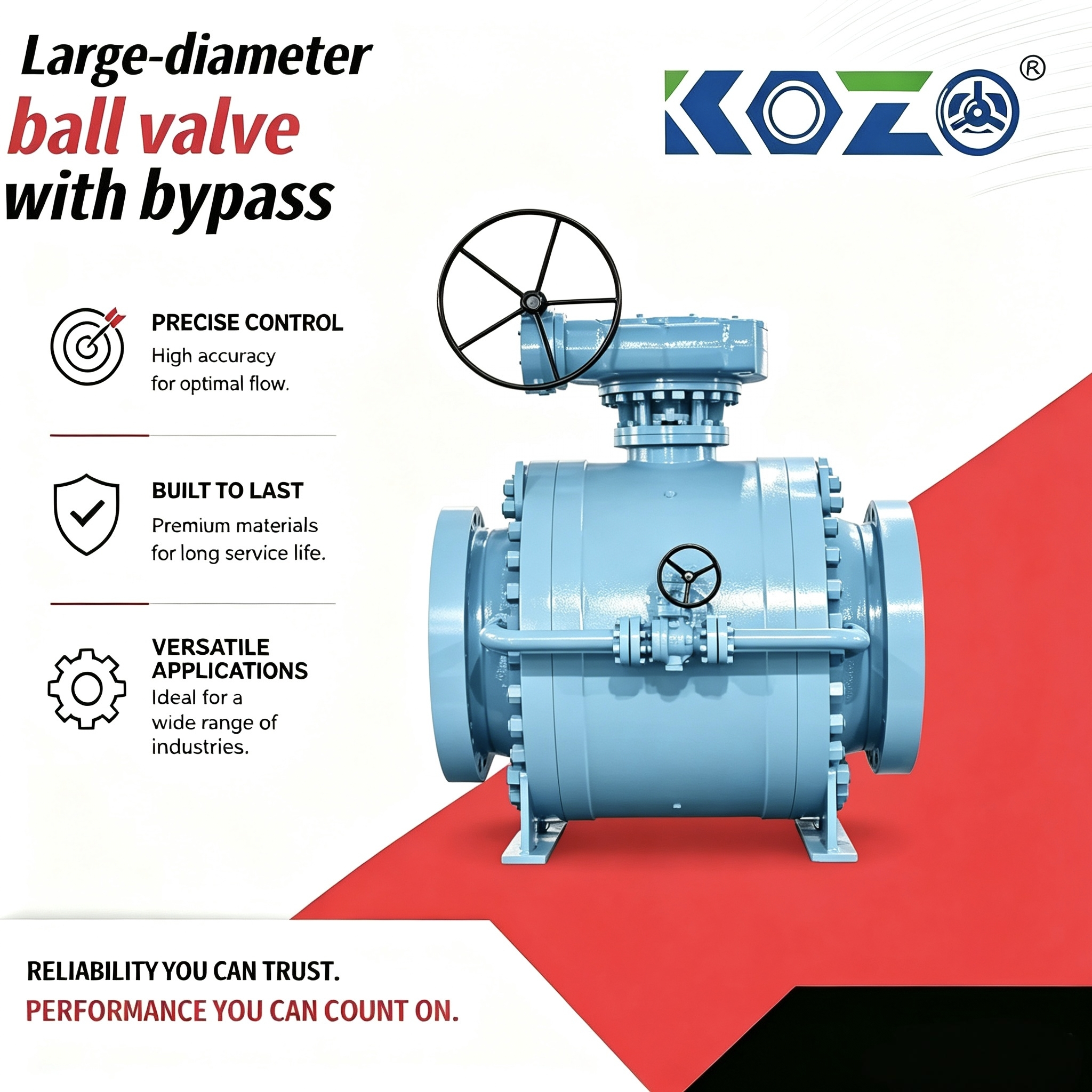 High-pressure large-diameter f