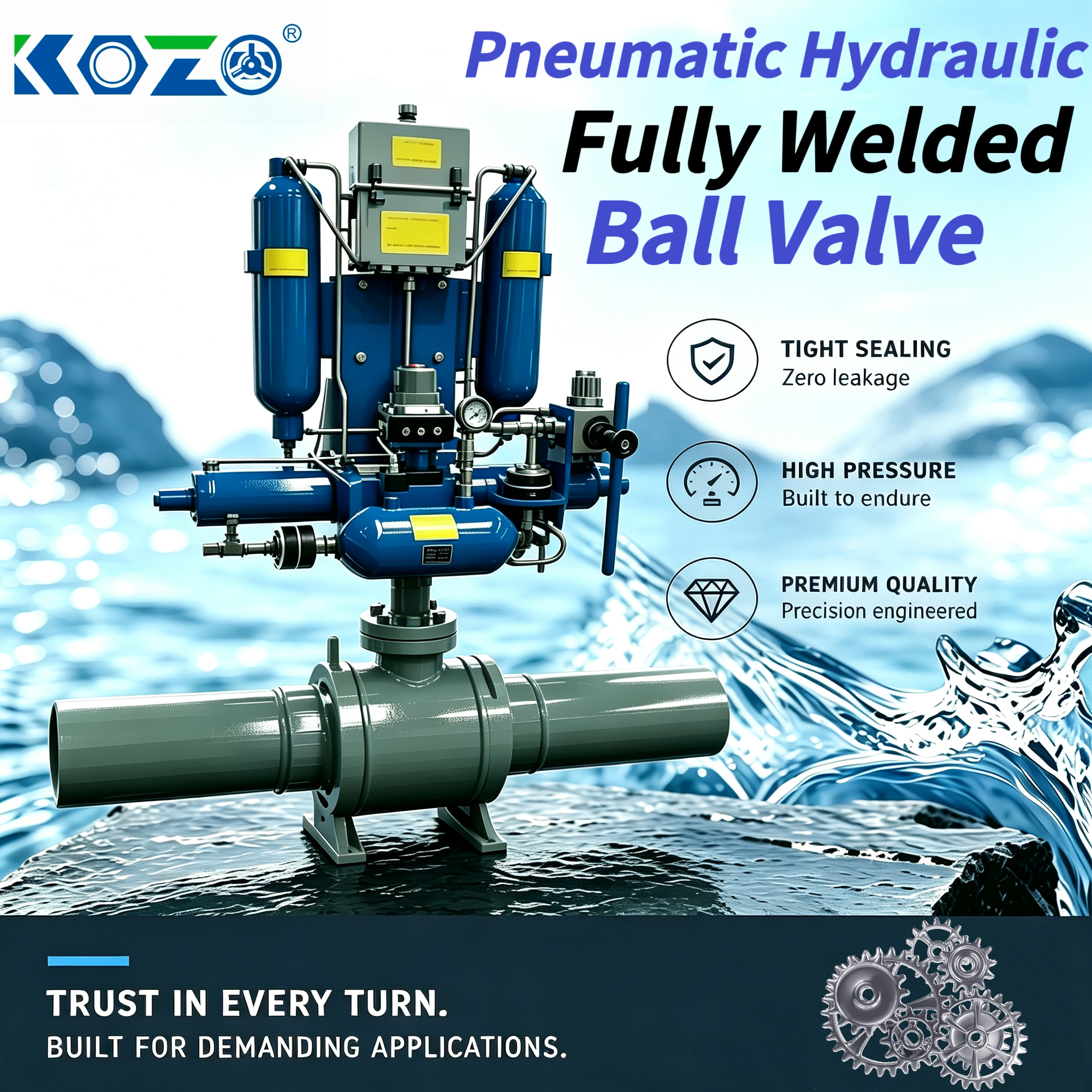 Pneumatic and hydraulic fully 
